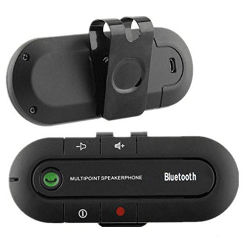 RONSHIN Wireless Multipoint Audio Music Receiver Bluetooth Hands Free Visor Speakerphone Car Kit Electronic Accessories
