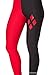 Sister Amy Women's High Waist Pure Color Digital Printted Ankle Elastic Tights Legging