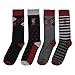 Liverpool FC - Exclusive EPL Mens 4 Pack Dress Socks in Gift Box Size 7-11