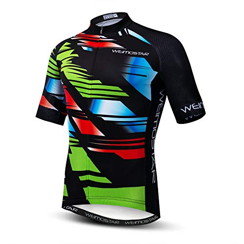 JPOJPO Men's Cycling Jersey Bicycle Short Sleeved