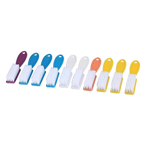Vovotrade Hot 10 pcs Pro Nail Scrub Brushes Health Beauty Care Accesory