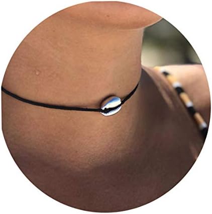 Nager Shell Choker Necklace Boho Hawaii Handmad Beach Shell Necklace for Girls Ladies