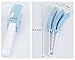 Interthing Microfiber Wuzzy Venetian Blind Duster Shutters Cleaner with Two Removable Sleeves