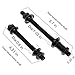 Care4U Bicycle Hub,Quick Release bicycle Front & Rear Axle Hollow Shaft Set with Standard Spacing for Road Bike, Mountain Bike