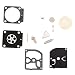 F-ber Trolleyshop Carburetor Carb Repair Kit Gasket Diaphragm for Stihl BG55 HS45 FS55 FS38 MM55 Trimmer Zama RB-100 C1Q-S serires