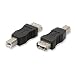 Electop 2 Pack USB 2.0 A Female to USB B Print Male Adapter Converter