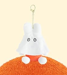 MSGlobal Cute Plush Keychain with Fun Ghost Cape
