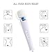 Personal Wand Massager, FLSLHS Handheld Muscle Massager with 30 Pulsation Patterns Quiet for Neck Shoulder Back Body Massage, Corded,White