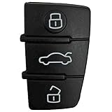 qualitykeylessplus Replacement 3 Button Rubber Pad for Audi Flip Remote Key Fob with Free KEYTAG