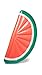 SunnyLife Women's Inflatable Watermelon, Red/Green, One Size