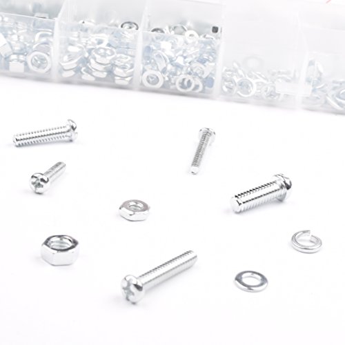 Seah Hardware 450 Piece Assorted Bolt ,Nut & Washer Assortment - SAE - Thumbnail 4