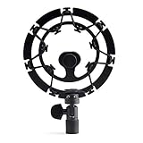 AUPHONIX PRO Blue Yeti Shock Mount - Latest Advanced Vibration Blocking, Noise Repelling Shockmount System for Blue Yeti Original Snowball & USB Pro - Ultra-Portable Lightweight Microphone Shock Mount