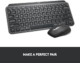 Logitech MX Keys Mini Keyboard Graphite Bluetooth Backlit UK Layout view 13