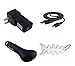 Accessories Bundle for Sony E Series (NWZ-E383, NWZ-E384 and NWZ-E385) Walkman Video MP3 Player (Charger, Black)