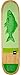 Bamboo Skateboards Green Fish Graphic Skateboard Deck, 7.75