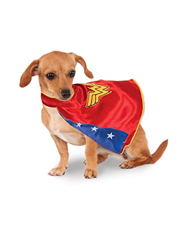 DC Comics: Wonder Woman Pet Costume for For Dogs or Cats by Rubies, Medium