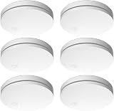 ELRO FS4610 6-Pack Ultra Thin Smoke Alarm 10 Year Battery EN14604 White
