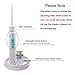 Parateck No Power Need Deep Clean Faucet Water Flosser Oral Irrigator Tooth Flush Dental Flossers + 2 Bronze Adapters