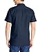 Red Kap Men's Utility Uniform Shirt, Navy, Short Sleeve X-Large