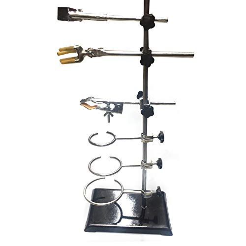 DOMINTY 60CM Laboratory Stands Support and Lab Clamp Flask Clamp Condenser Clamp Stands,Lab & Scientific Supplies Glassware & Labware - Thumbnail 2