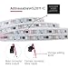 BTF-LIGHTING WS2811 IC=RGB+IC Addressable Dream Color LED Strip 16.4FT 60LEDs/m 20Pixels/m IP67 Waterproof White PCB Flexible DC12V Chasing Effect for Home Indoor Decor(No Adapter or Controller)