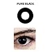 Women Blends Cosplay Eyes Materials Multicolor Cute Charm and Attractive Fashion Contact Lenses Cosmetic Makeup Eye Shadow (Black)