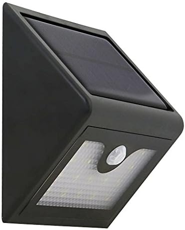 SZHENRY Waterproof LED Solor Wall Night Light with Motion Sensor and Light Sensing, Suitable for Outdoor Gate, Garden, Pool, Street, Pathway, Patio