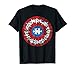 Captain Autism Aspergers Awareness Superhero Puzzle Shield T-Shirt