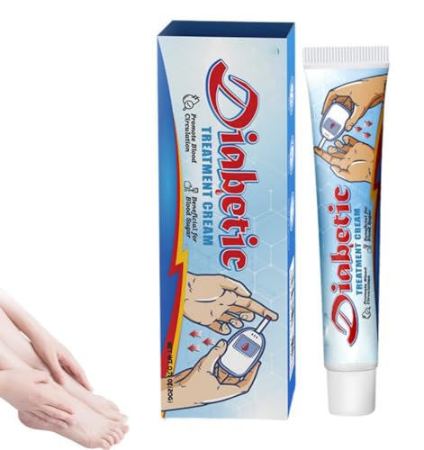 umzxni VitaGluco Diabetes Treatment Cream, Professional Diabetic Foot Cream, Diabetics Dry Skin Relief Moisturizing Cream, Natural Ingredients for Foot Care (1)