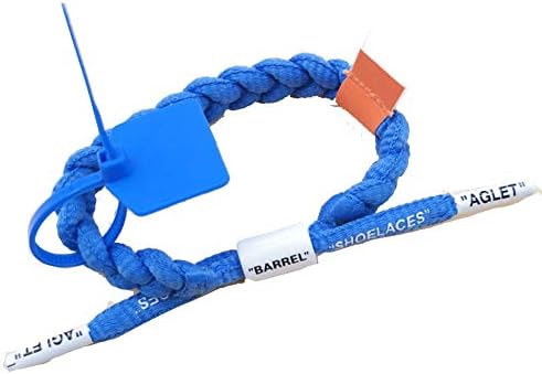 Jshan Lion Co OW White Bracelet Limited North Card Blue Black White Couple Lace Woven Bracelet