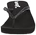 Reef Women's Krystal Star Sandal, Black/Black, 8 M US