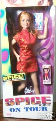 Spice Girls on Tour - 12" Geri Halliwell Doll - Ginger Spice