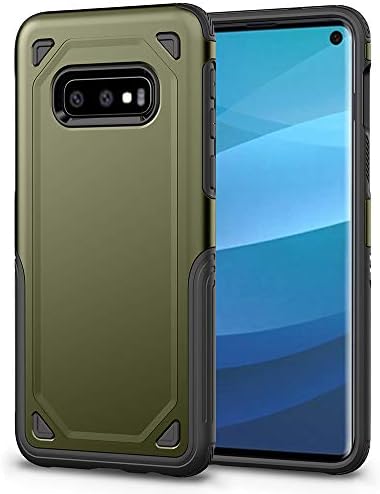 Samsung Galaxy S Case, Galaxy S Case, Samsung S Case, ComoUSA Slim Fit Dual Layer Soft TPU and Hard PC Shock-Absorption and Anti-Scratch Case for Samsung Galaxy S (Olive)