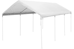 King Canopy Replacement Drawstring Cover 10-Feet by 20-Feet, fits 10-Feet 8-Inch by 20-Feet A-Frame, White