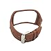 EPYSN Replacement Genuine Leather Band Compatible for Samsung Gear S Sm-r750 Wristband Bracelet Watchband Strap Brown