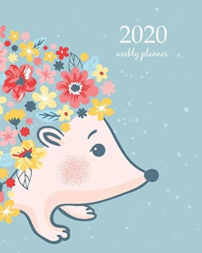 2020 Weekly Planner: Calendar Schedule Organizer Appointment Journal Notebook and Action day With Inspirational Quotes Vector illustration of cute ... background (Weekly & Monthly Planner 2020) Paperback – July 25, 2019
