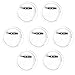 SBYURE 30 Sets Acrylic Design Button Clear Plastic Button Badges Kit with Pin for DIY Crafts (2.36 inch)