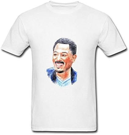 SAMJOSY Men's Martin Lawrence Art T-shirt Size XL White