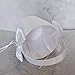 ATAILOVE 2 Pcs Flower Girl Basket Set- Cute Cherish Wedding Flower Baskets - White