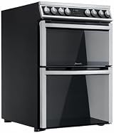 Hotpoint 60cm Double Fan Oven Electric Cooker Stainless Steel view 8
