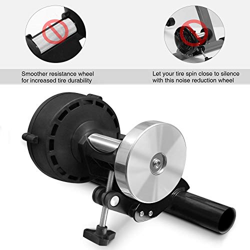 ProRide Indoor Bike Trainer Stand Bicycle Exercise Magnetic Stand with Noise Reduction Wheel  with Bike Phone Holder