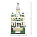 Micro-Brickland Mini Model Town Hall Building Bricks Mini-Sized 3D Architecture, Small Building Block Set (159 Pieces)