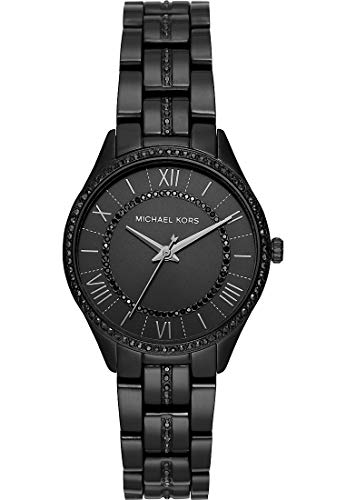 Michael-Kors-Damen-Analog-Quarz-Uhr-mit-Edelstahl-Armband-MK4337