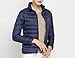 Women Fashion Ultralight Down Jacket with 90% Down 10% Feather White Down Stand Collar Jacket,Small,Red