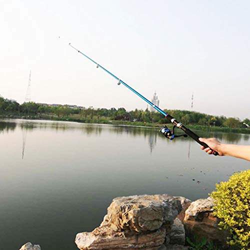 JIE KE Angelausrüstung Angelrute Reel Combos, Teleskop Angelkolke mit Spinning Rolle Kit Für Erwachsene Kinder Outdoor… – Bild 7
