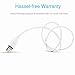 Apple MFi Certified Lightning Cable, Voltmax iPhone Charger w/Reinforced Aramid Fiber for iPhone Xs/Xs Max, Xr, X, 8/8Plus, 7/7Plus, 6/6Plus, 5s/5C/5, iPad Pro/Air 2, iPad Mini 4/3/2(White-3ft)