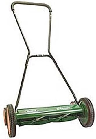 Quick Snap Hand Reel Push Lawn Mower, Green