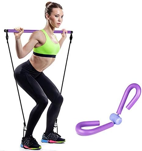BLWX LY Portable yoga practice Pilates stick, yoga/fitness/stretch/shaping/hip,purple