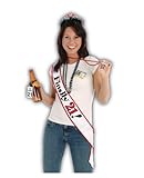 Finally 21 Birthday Sash - White