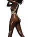 Women Sexy Retro Vintage African Print High Waist One Piece Swimwear M